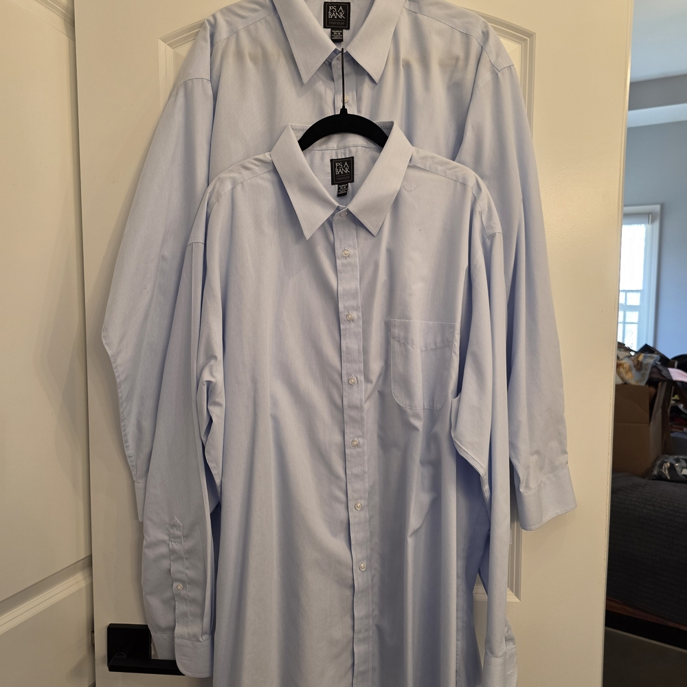 Jos. A. Bank Light Blue Men's Dress Shirts - Pack of 2